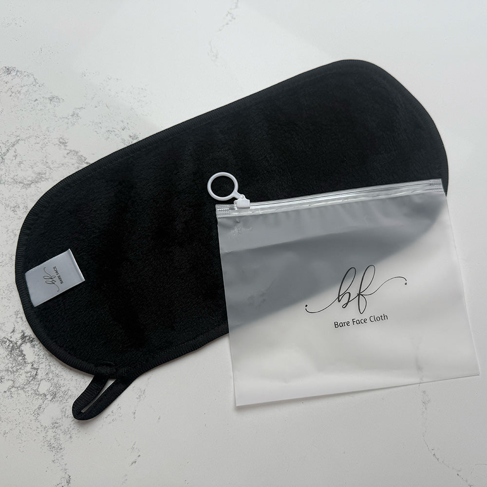 Bare Face makeup cloth with waterproof bag